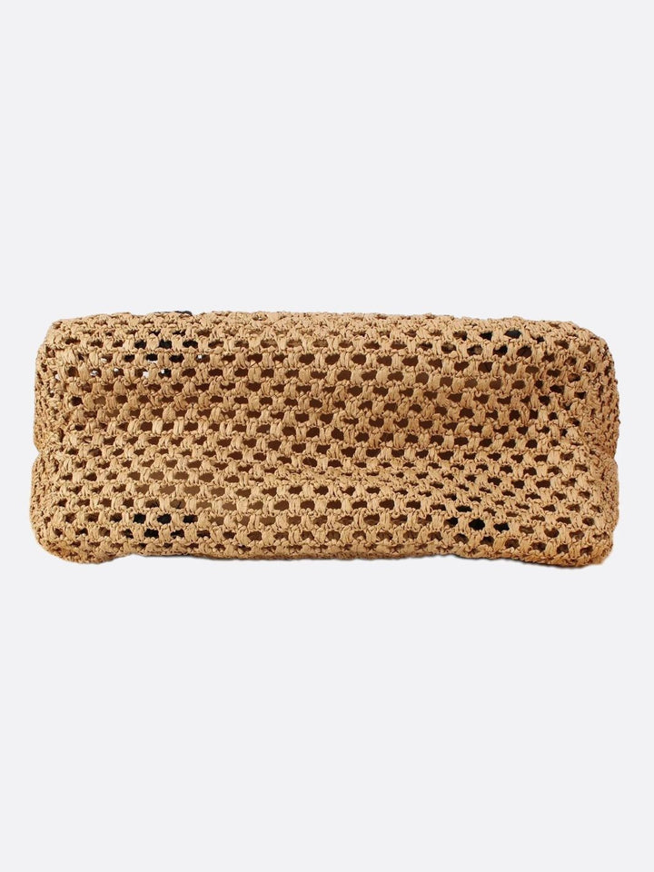Straw tote bag