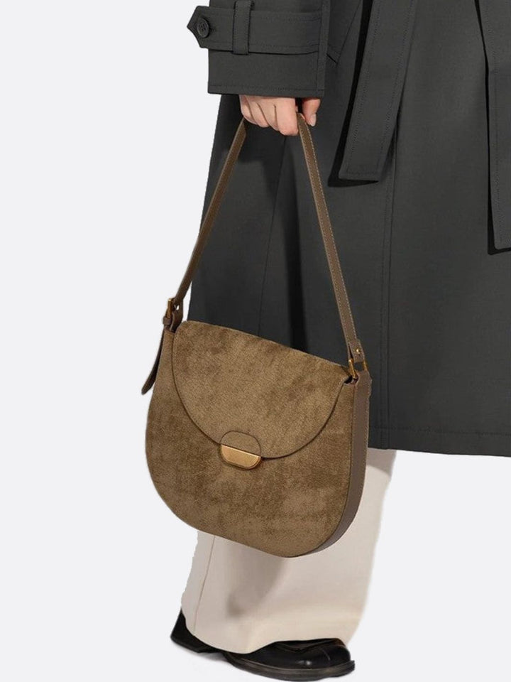 Sac cuir vert femme