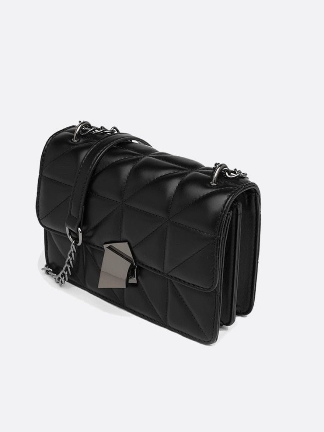 sac bandouliere matelassé noir