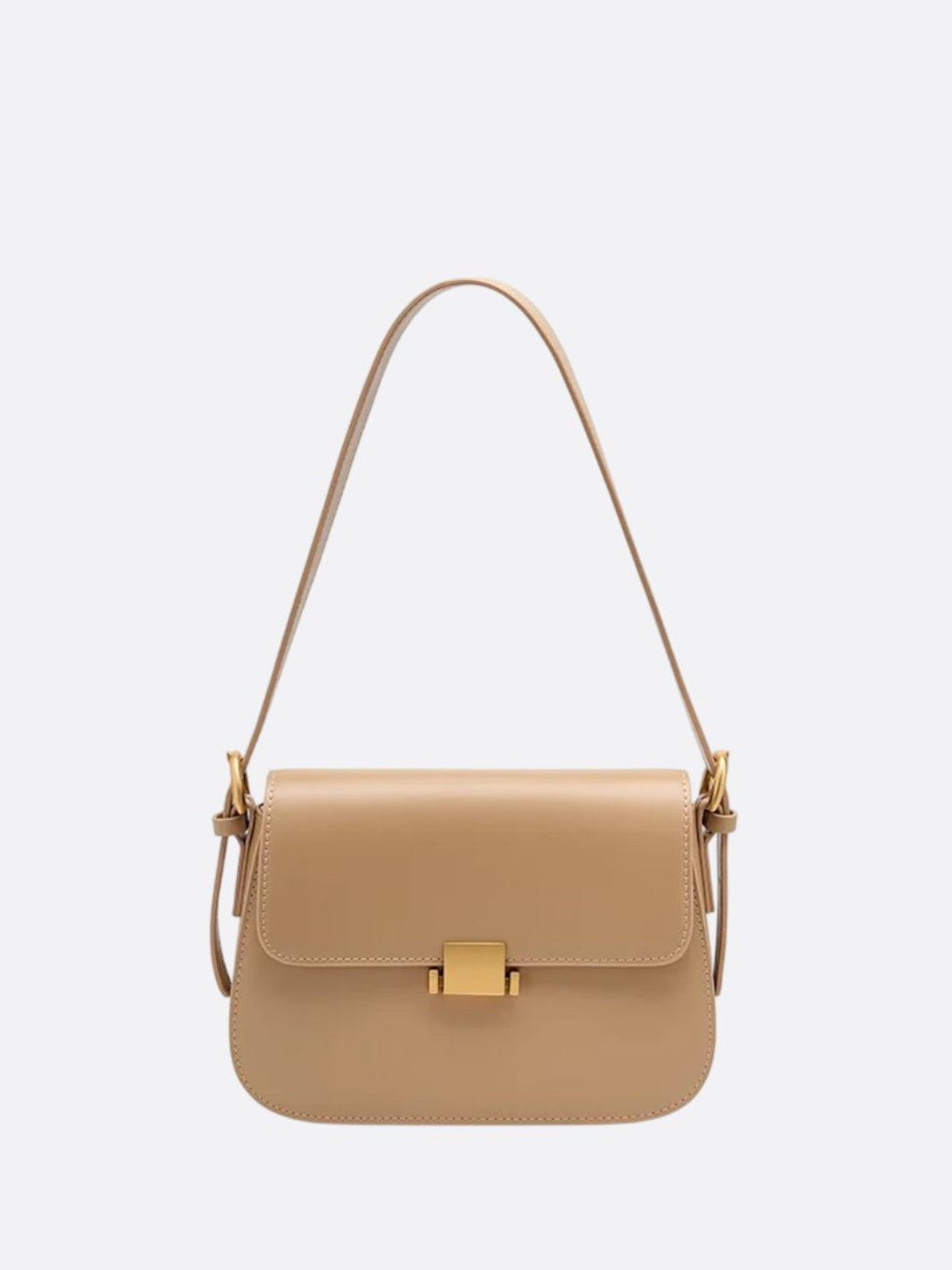 sac épaule cuir beige