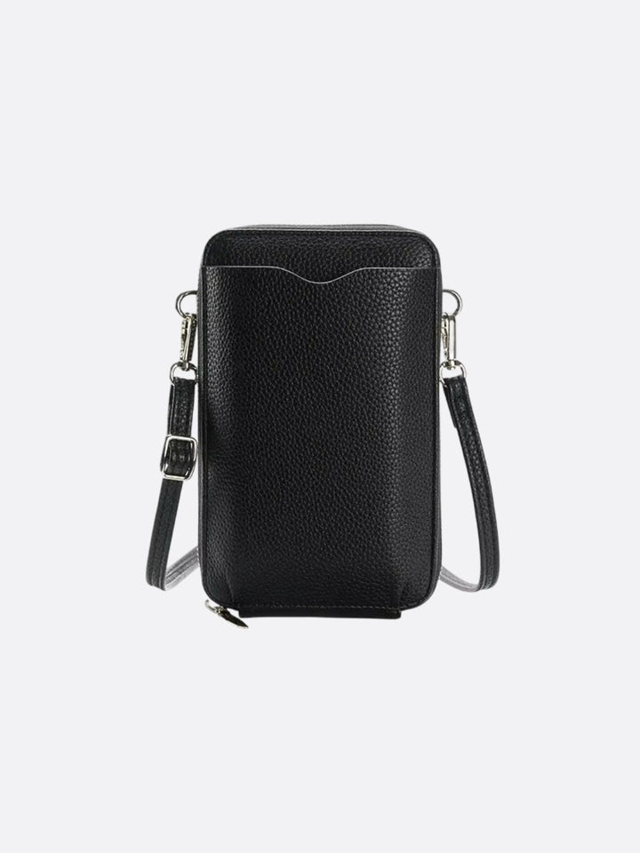 sac téléphone portefeuille noir